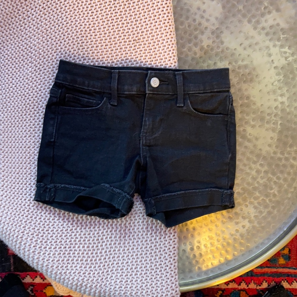 Old Navy Girl Black Denim Shorts